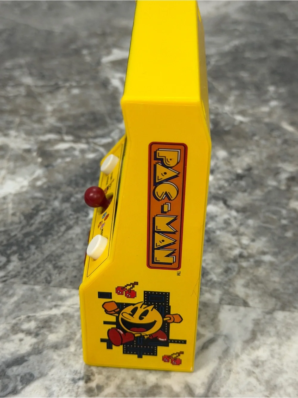 Pac-Man Mini Arcade Tabletop Electronic LCD Game Basic Fun Namco #09521 Works